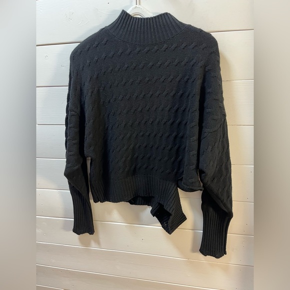 ❣️PINKO – Black Textured Turtleneck Sweater – Size S - Picture 9 of 14